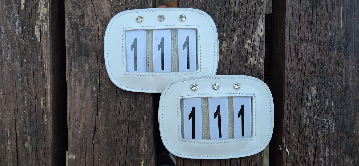 Sparkling Equestrian Number holder for Dressage Shows