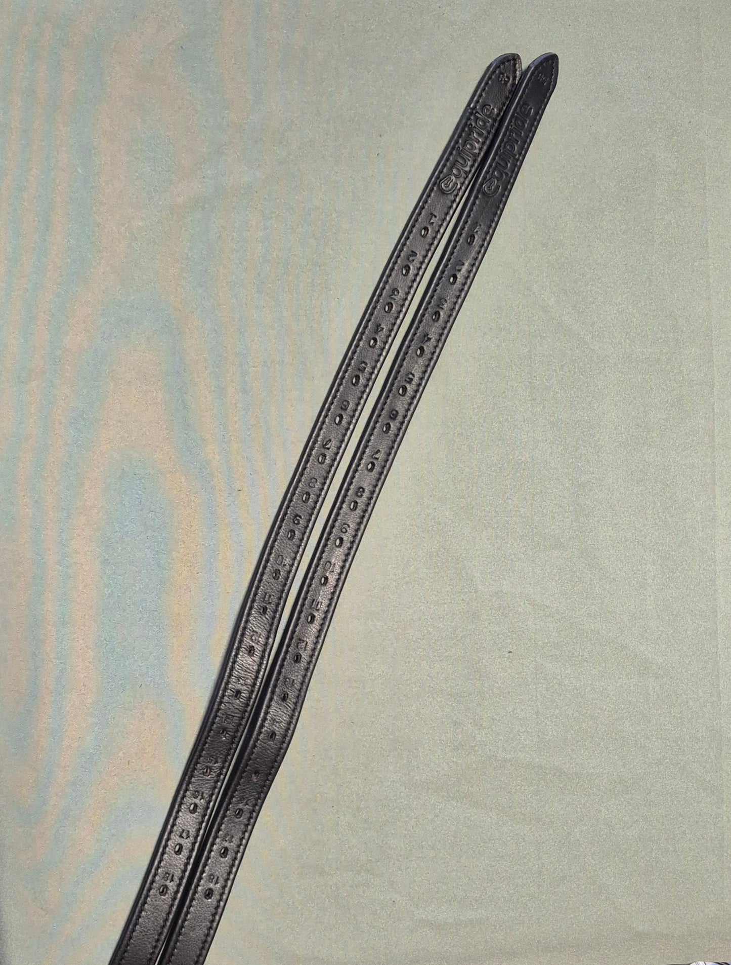Wide Softy Cow Leather Jumping Stirrup - Nylon Core, Silver Buckle, Black & Brown Leather
