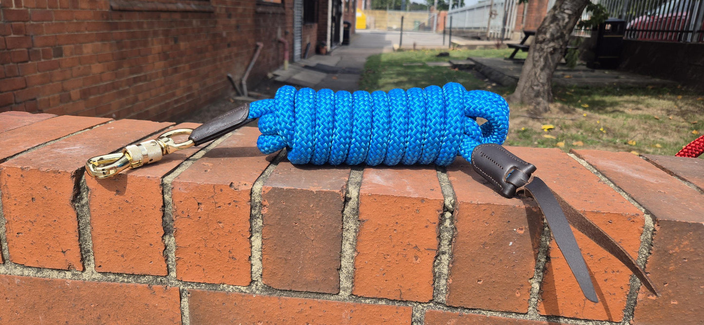 Horse Training Lead Rope Communication Rope with Lether Popper