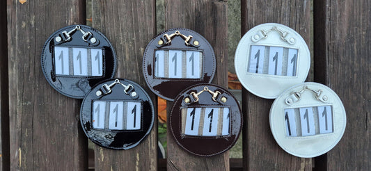 Equestrian Competition Number Badge - Durable & Stylish