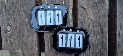 Sparkling Equestrian Number holder for Dressage Shows