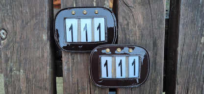 Sparkling Equestrian Number holder for Dressage Shows