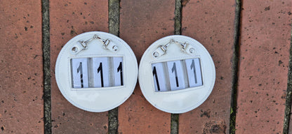 Equestrian Competition Number Badge - Durable & Stylish