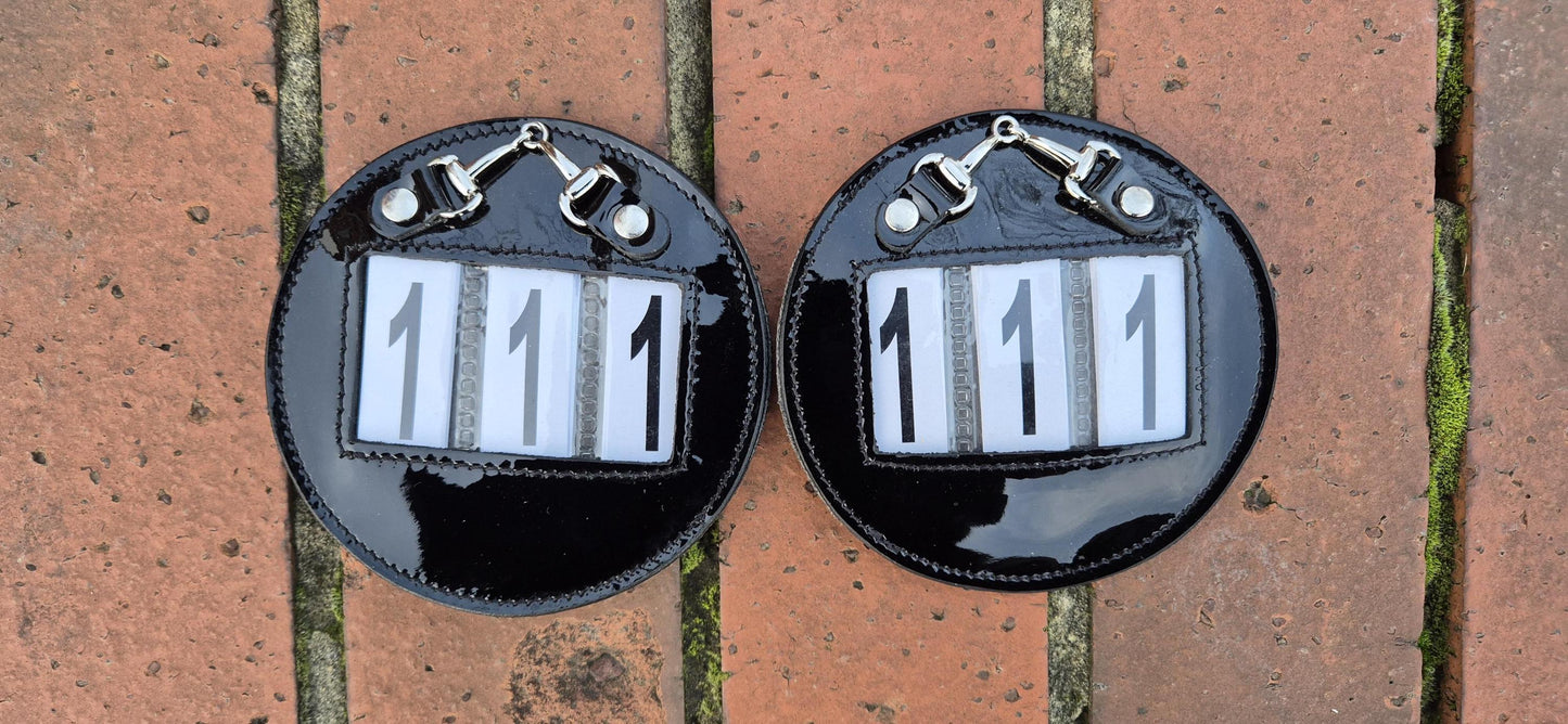 Equestrian Competition Number Badge - Durable & Stylish