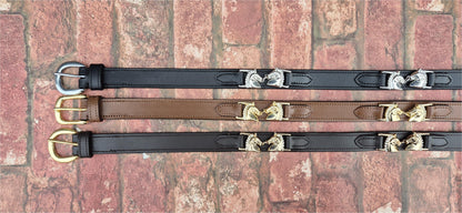Women's Handcrafted Leather Belt - Black, Brown & Tan | Timeless Style