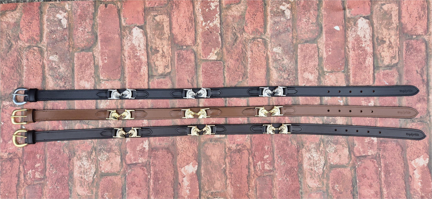 Women's Handcrafted Leather Belt - Black, Brown & Tan | Timeless Style
